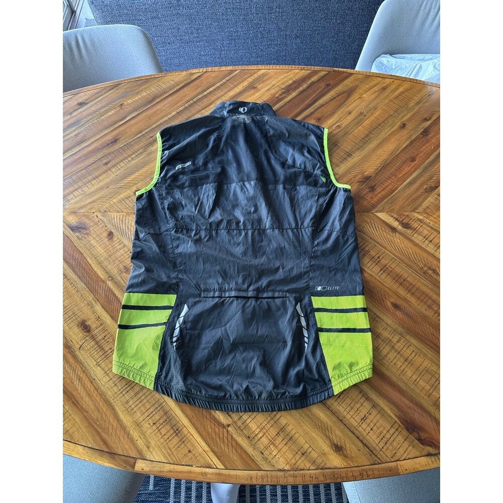 Pearl Izumi Elite Barrier Vest NWT Men’s Medium Black Hi Vis Cycling Wind Vest - Picture 9 of 11